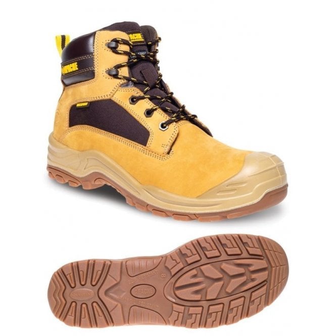 Apache Arizona Honey Nubuck Metal Free Waterproof Safety Boot