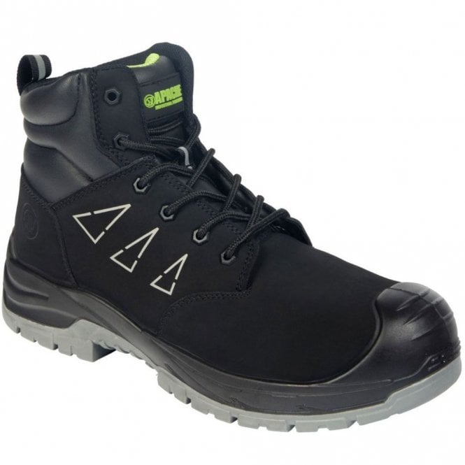 Apache Armstrong Black Recycled Suede Safety Boot