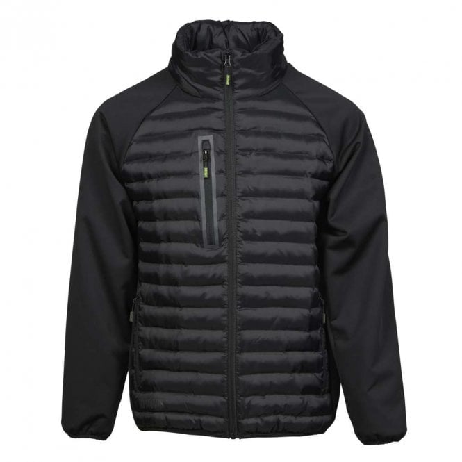 Apache Ashcroft Black Hybrid Jacket with Foldaway Hood