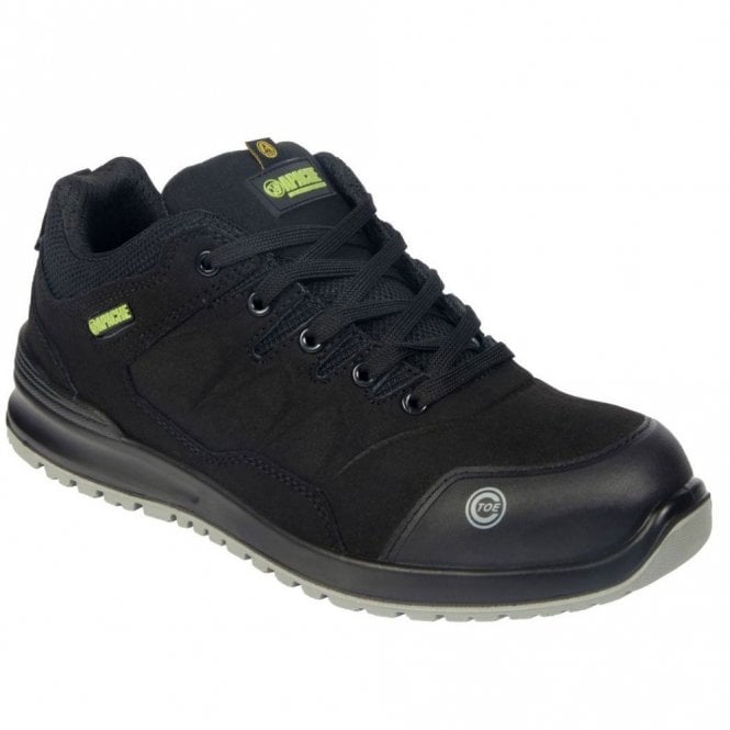 Apache Brampton Black Recycled Suede Safety Trainer Boot