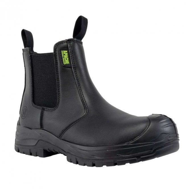 Apache Brooks Black Safety Dealer Boot