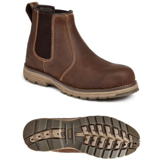 Apache Flyweight Dealer Brown Water Resistant Boot