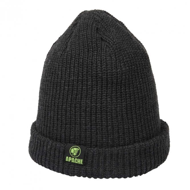 Apache One Size Dawson Charcoal Grey Beanie Hat