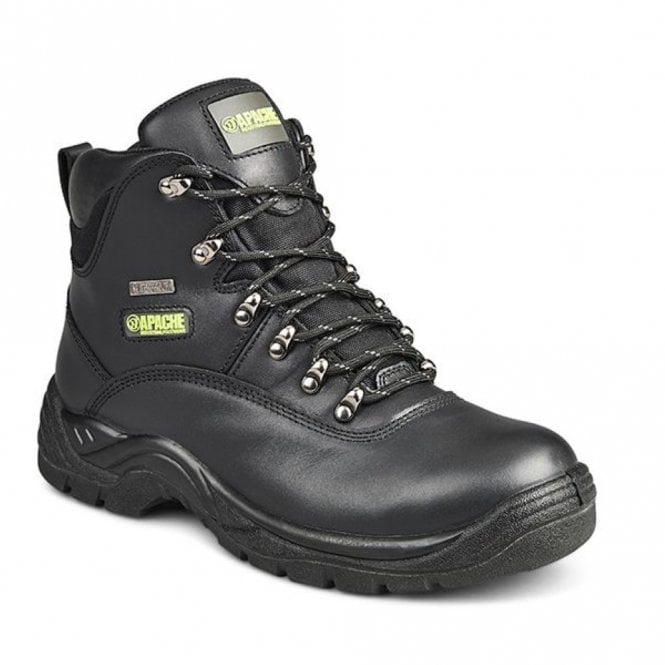 Apache SS812SM Black Waterproof Safety Hiker Boot
