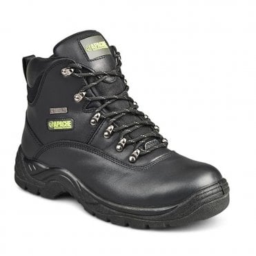 SS812SM Black Waterproof Safety Hiker Boot
