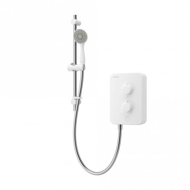 Aqualisa E1 White 9.5kW Electric Shower & Single Mode Handset