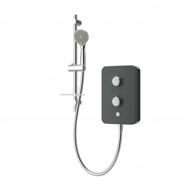 Aqualisa E2 Grey 8.5kW Multi-Fit Electric Shower & Multi-Function Handset