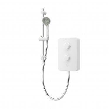 E2 White 10.5kW Multi-Fit Electric Shower & Multi-Function Handset