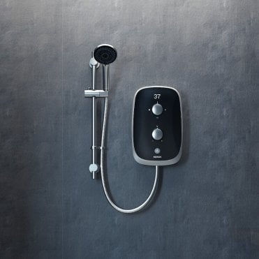 eVolve Multi-Fit 9.5kW Electric Shower - MIDNIGHT BLACK