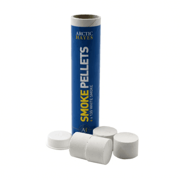 White Standard Smoke Pellets Tube of 6 (13g)