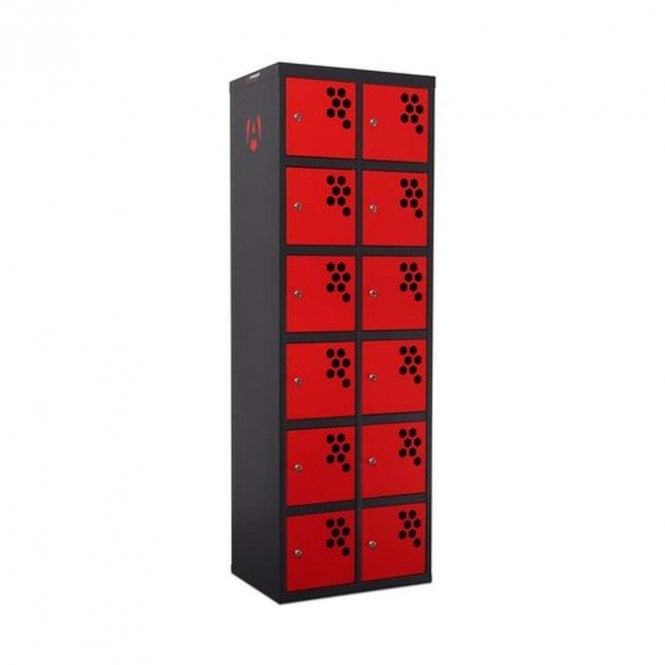 Armorgard PowerStation 12 Locker Battery Charging Station - Key Cam Lock