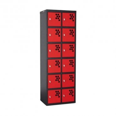 PowerStation 12 Locker Battery Charging Station - Padlock Cam Lock