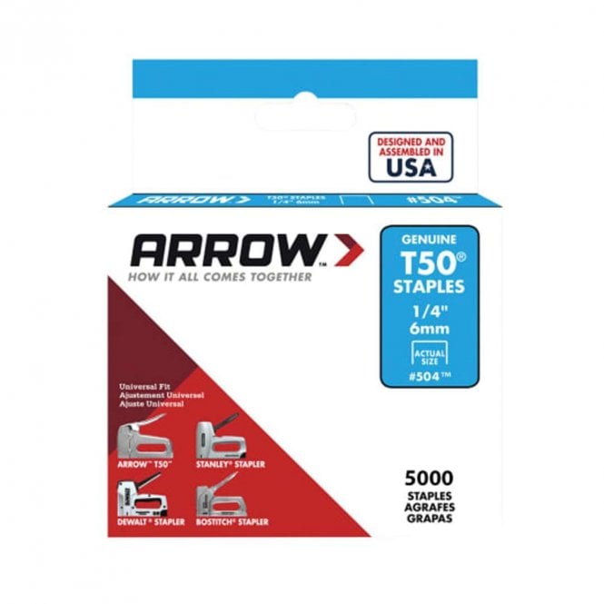 Arrow Type T50 Staples