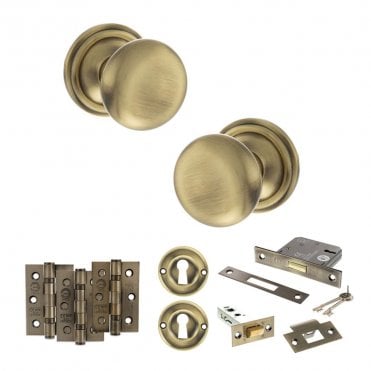 3" Old English Harrogate Latch & Deadlock Lock Set