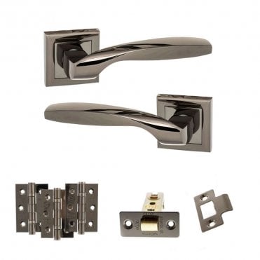 Black Nickel Status Oklahoma Latch Set