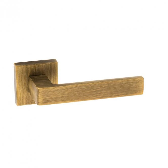 Atlantic Hardware Forme Asti Lever Door Handle on Square Rose