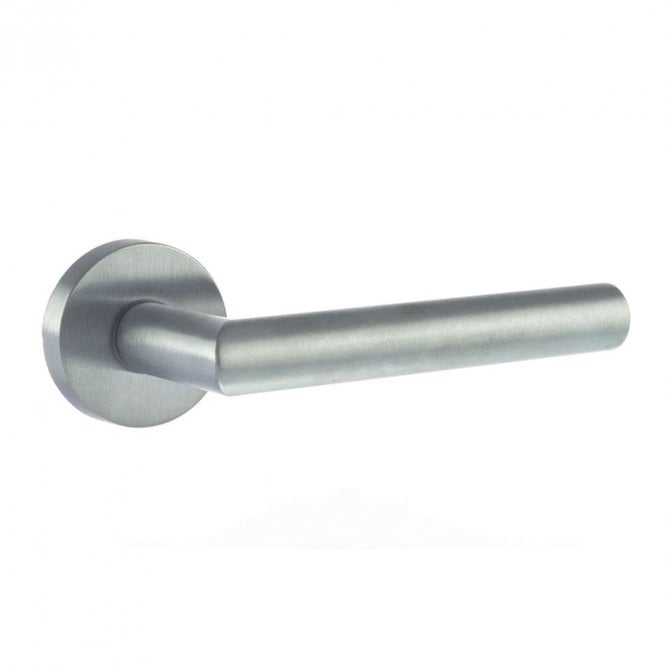 Atlantic Hardware Forme Elle Lever Door Handle on Round Rose