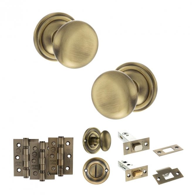 Atlantic Hardware Old English Harrogate Bathroom Set