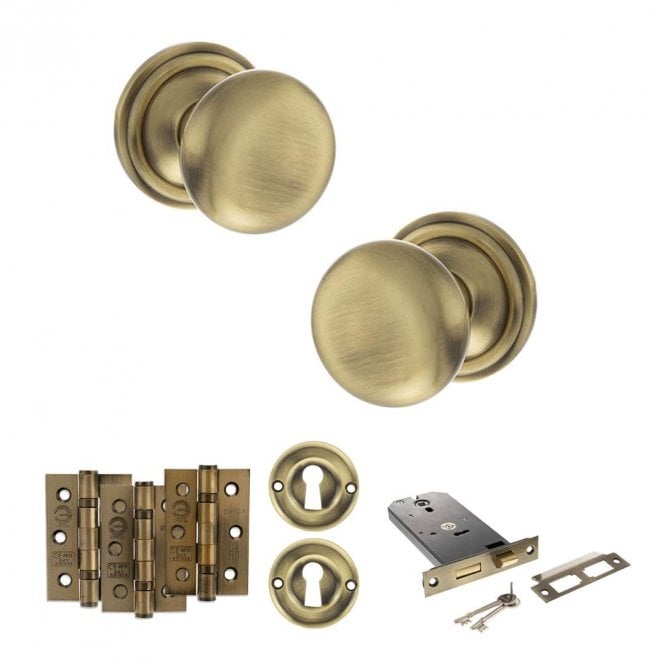 Atlantic Hardware Old English Harrogate Horizontal Sashlock Lock Set