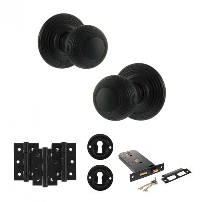Atlantic Hardware Old English Ripon Horizontal Sashlock Lock Set