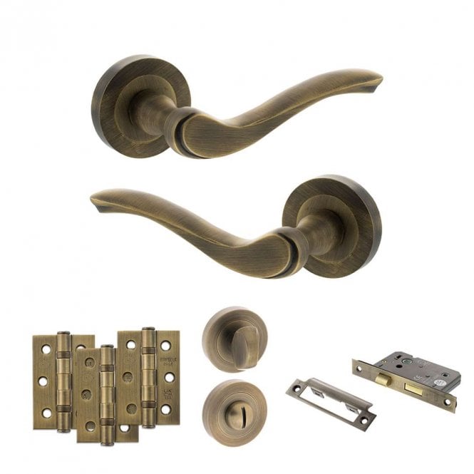 Atlantic Hardware Old English Warwick Bathroom Set
