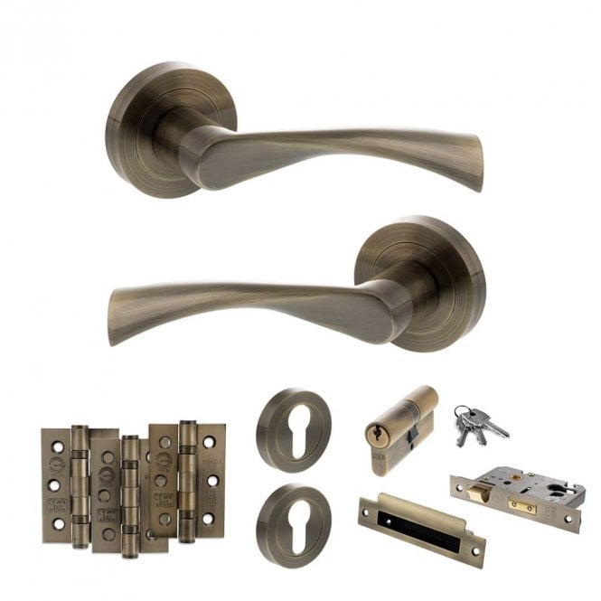 Atlantic Hardware Status Colorado Euro Lock Set