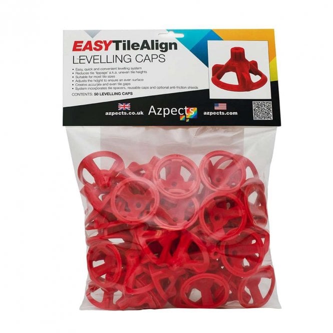 Azpects EASYTileAlign Levelling Caps Pack of 50