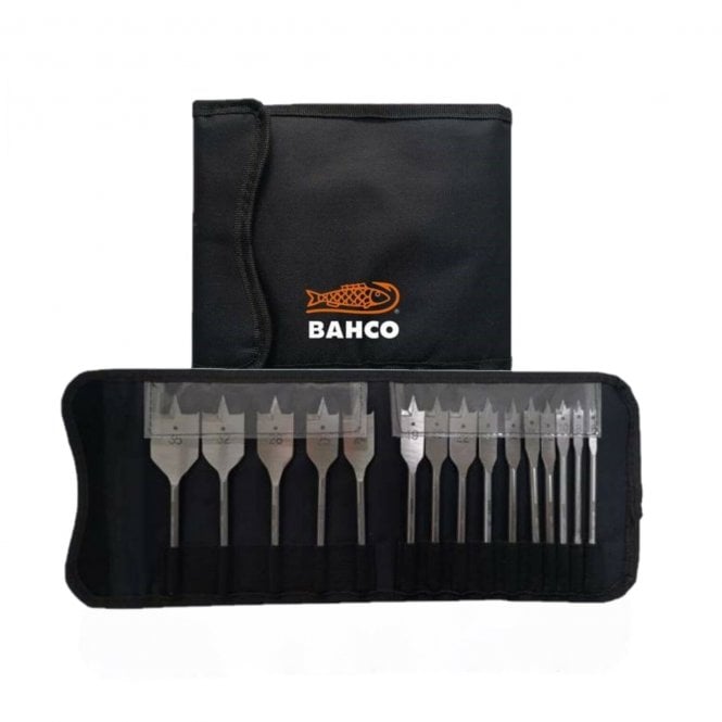 Bahco 15 Piece Flat Bit Set