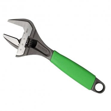 218mm ERGO Green Phosphated Extra-Wide Jaw Adjustable Wrench