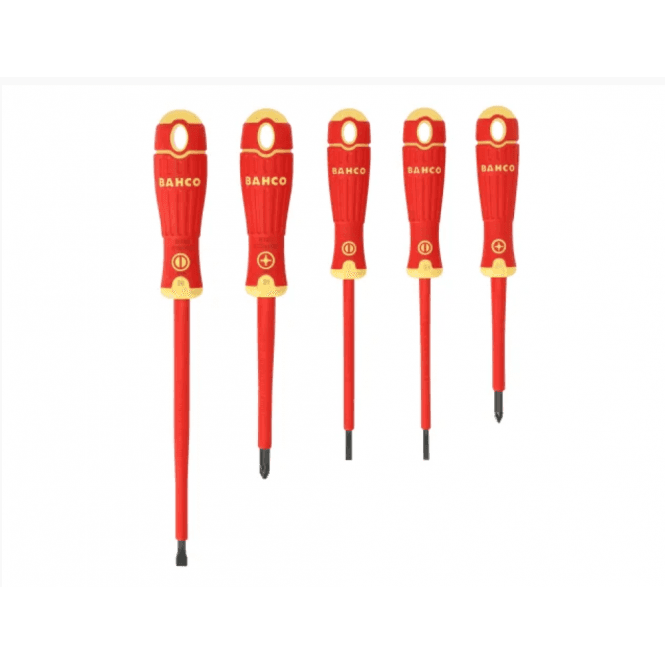Bahco 5 Piece Insulated Screwdriver Set