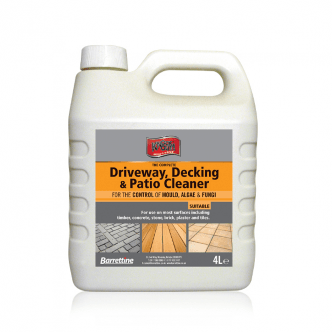 Barrettine 4L Knockout Driveway Decking & Patio Cleaner