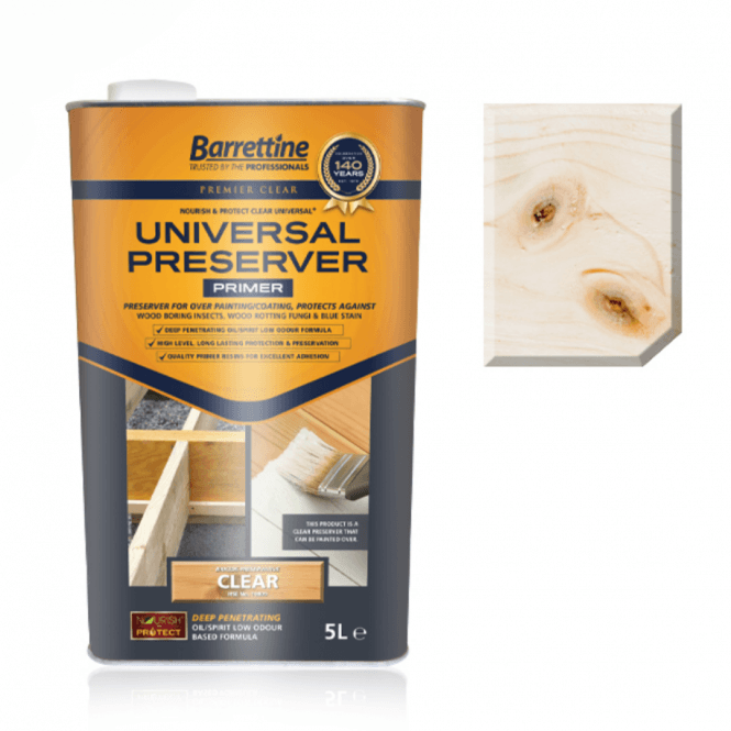 Barrettine Clear Universal Wood Preserver Primer