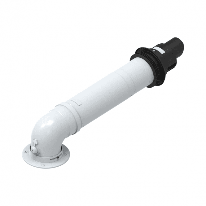 Baxi Easy-Flue Internal Fit Short Telescopic Flue & Elbow Kit (300-470mm) - 7778296