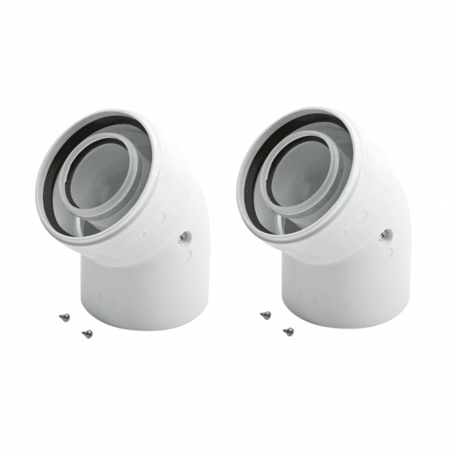 Baxi Multifit 135° Flue Bend (Pair)