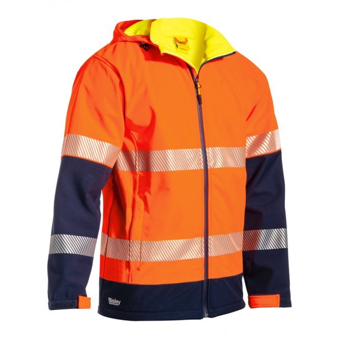 Bisley 3M Taped Hi Vis Ripstop Bonded Fleece Jacket