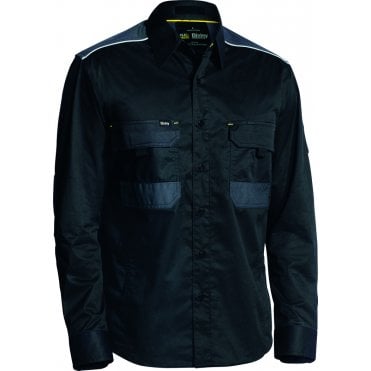 Shirt Flex & Move  Mechanical Stretch Unisex Long Sleeve