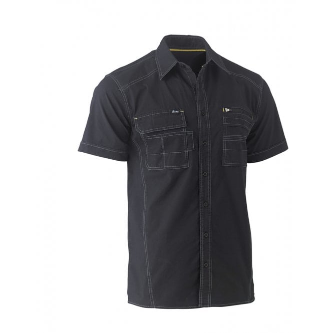 Bisley Shirt Flex & Move  Utility Work Shirt Short Sleeve 145Gsm
