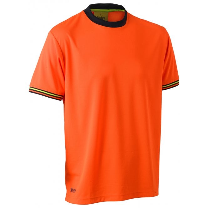Bisley Taped Hi Vis Polyester Mesh T-Shirt