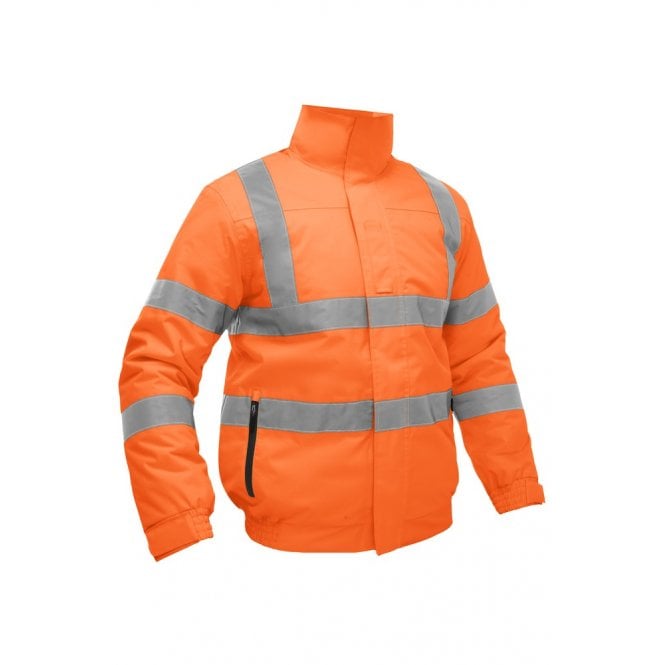 Bisley Taped Hi Vis Wet Weather Bomber Jacket