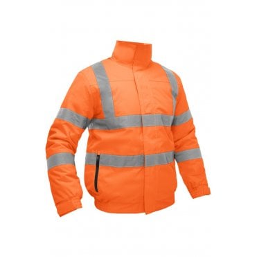 Taped Hi Vis Wet Weather Bomber Jacket