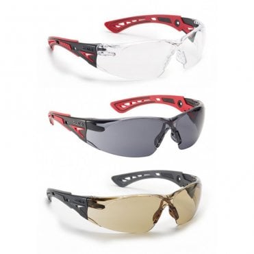 RUSH+ Platinum Safety Glasses - Various Colours