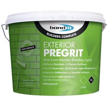 10L Exterior Render Pregrit Bonding Agent Light Green