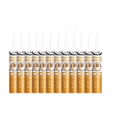 12 x Cove-Mate Coving Adhesive White EU3