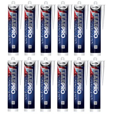 12 x Lead Pro Roofing & Flashing Silicone Sealant EU3