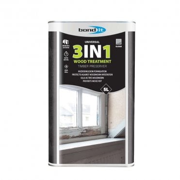 3 in 1 Clear Wood Treatment 5Litre