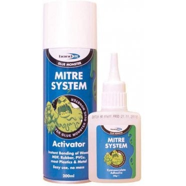 50G & 200ML Clear Mitre Pack Adhesive