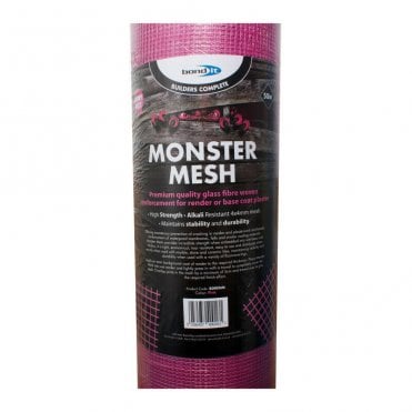 50m x 1mtr Render Mesh 160g/m2 Pink Monster Render Mesh