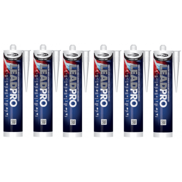 6 x Lead Pro Roofing & Flashing Silicone Sealant EU3