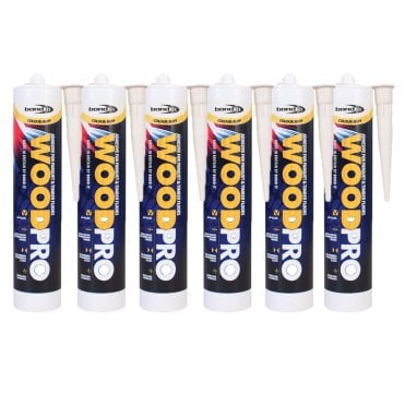 6 x Wood Pro High Strength Hybrid Flooring Adhesive Buff EU3