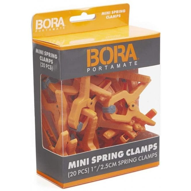 Bora 20pc Mini Spring Clamp Set